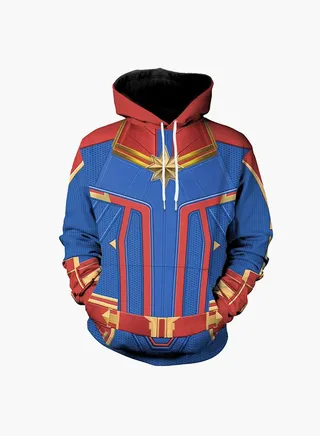 3D Printing Long Sleeve Hoodie Multicolour 