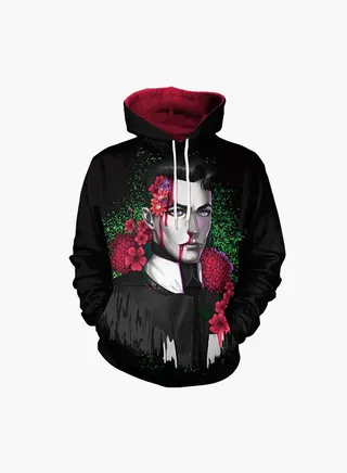 3D Printing Long Sleeve Hoodie Multicolour 