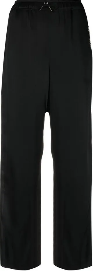 Logo-Embroidered Crop Trousers