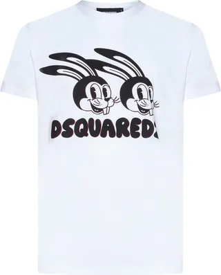 Dsquared2 Logo Printed Crewneck T-Shirt
