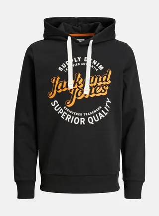 Regular Fit Logo Print Hoodie