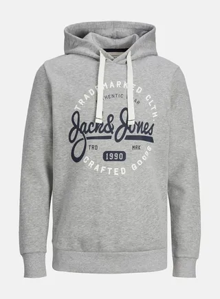 Regular Fit Logo Print Hoodie 