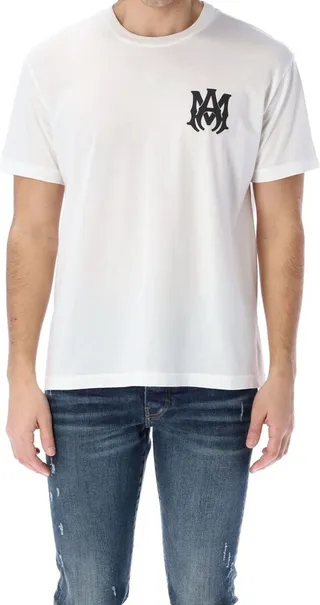 Amiri Logo Printed Crewneck T-Shirt