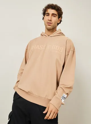 Premium Oversized Fleece Hoodie with Rubber HD Print