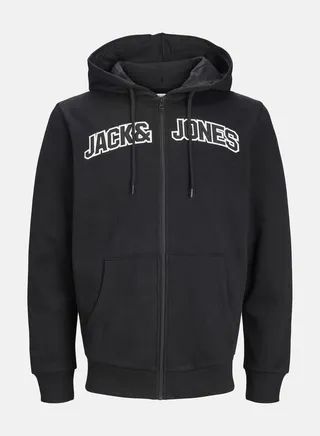 Logo Embroidered Zip Up Hoodie 