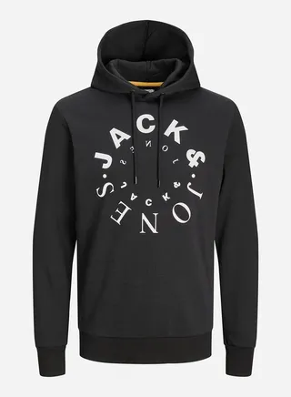 Logo Print Regular Fit Hoodie