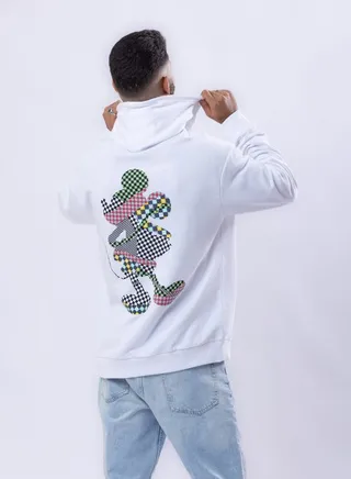 Disney Mickey Mouse Graphic Longline Hoodie 