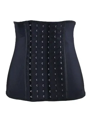 Latex Free Thermal Corset Black 