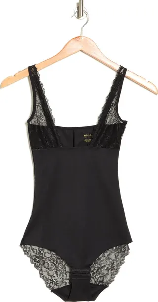 Lace Open Bust Bodysuit