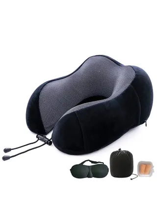 Memory Cotton U-shaped Pillow Travel Cervical Pillow 