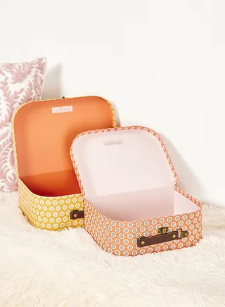 Set Of 2 Global Craft Suitcase 