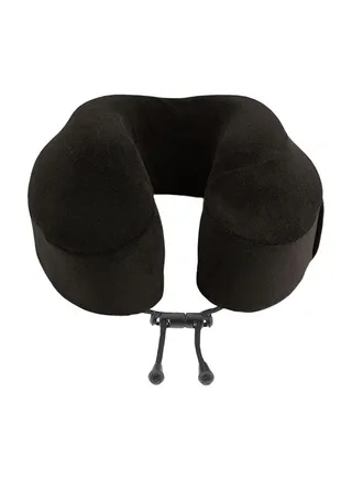 Memory Foam Evolution Classic Travel Pillow Midnight Black 