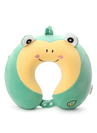 Travel Neck Pillow, Memory Foam Neck Pillow Provides Dual Support for Neck and Chin in Any Sleeping Position in Airplane, Car, and Home, Comfortable Travel Pillow, Airplane Travel Accessories 