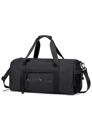 LX00537 Waterproof Anti-Theft Messenger Bag Duffel Bag Gym Bag, Black 