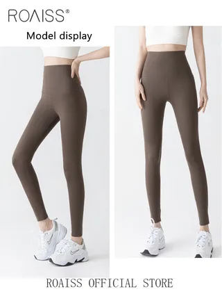 2 Pack Women Striped Sweatpants Fitted Leggings Cropped Shorts High Elastic Fabric Yoga Fitness Pants Wear resistant and Anti wrinkle Can be Worn Outside Tighten the Waist Modify Body Proportions 