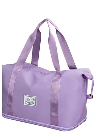 Foldable Luggage Bags with Large Wheels - Lightweight Storage Travel Duffel Bag for Small Delicious and Wet Luggage, Waterproof Portable Sports Travel Bag 