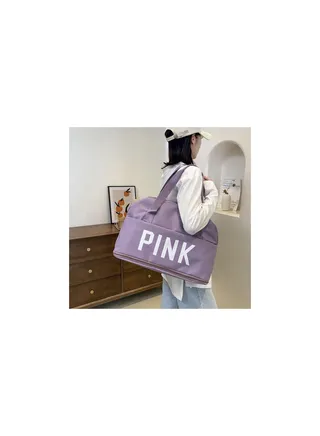 Hand bag for women, extendable 12 cm, purple color 