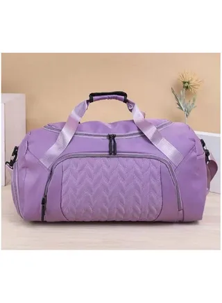 Gym bag, with shoe pocket, this bag is suitable for sports, travel, swimming, yoga, hiking and camping 