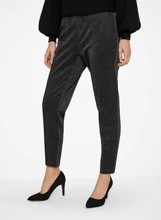 Shimmery Pants Black 