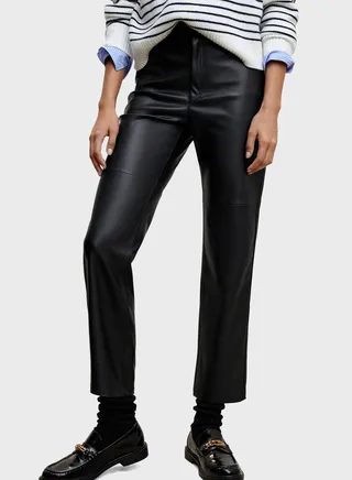 High Waist Pu Pants 