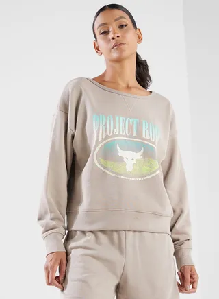Project Rock Terry Long Sleeve Sweatshirt 