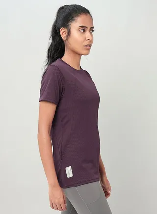 2-Way Stretch Logo Detail Active Top 