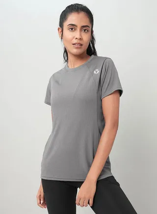 2-Way Stretch Logo Detail Active Top 
