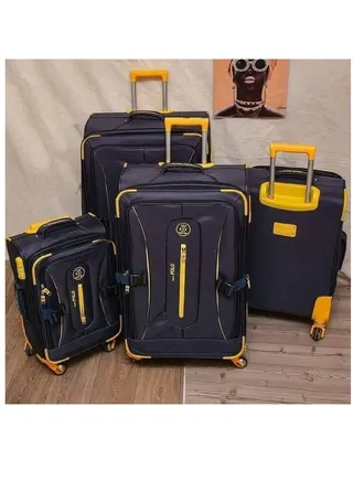 A set of lightweight travel bags consisting of 4 pieces, Polo brand, size 20/24/28/32 inches, the best torte bag with 4 spinner wheels 