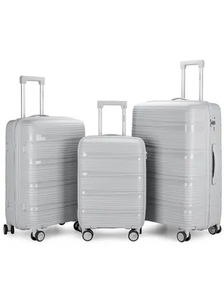 Samsonite travel bag set of three pieces, anti-break - sizes 20-24-28 