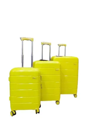 Unbreakable Trolley Luggage with TSA Lock, 4 Silent Spinner Wheels, Expandable Double Zipper -, Acrylonitrile Butadiene Styrene (ABS) 