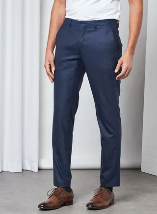 Slim Fit Trousers Dark Blue(19- 