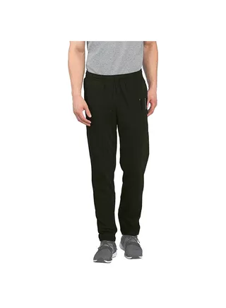 Solid Design Drawstring Sweatpants Black 