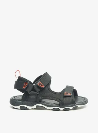 Boys Textured Floaters with Hook and Loop Closure 