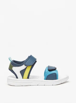 Boys Colourbock Sandals with Hook and Loop Closure 
