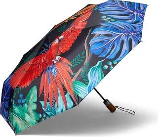 Anuschka Auto Open and Close Umbrella - 3100 (Rainforest Beauties) Umbrella