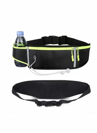Running Belt  Waist Pack with Water Bottle Holder Adjustable Waterproof Waist Bag for Women Men Hiking, Running, Jogging, Workouts, Cycling, Dog... 