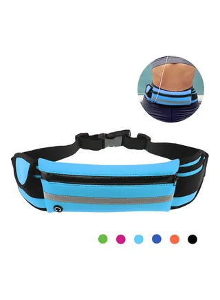 Multifunctional Waist Belt Ultra Light Waist Pouch Waterproof Gym Phone Holder Cellphone Pouch Waist Bag  Running Band Outdoor Running Bag Riding Bag Women Men Sport Bag Fitness Equipment Fitness Workout Belt Sport Waist Pack Exercise Waist Bag 24*4*14cm 