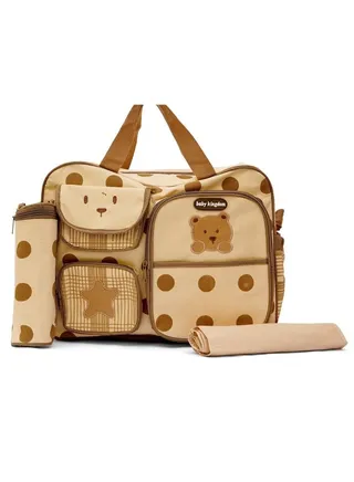 Multifunctional Mummy Diaper Bags Travel Bag Multi Pocket Lightweight Cross-body Cloud Bags Baby Backpack for Ladies, Mom and Baby 