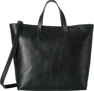 Madewell The Zip Top Transport Carryall (True Black) Handbags