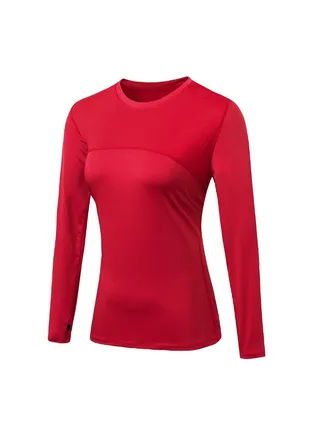 Sportswear Fitness Long Sleeves T-Shirt Red 
