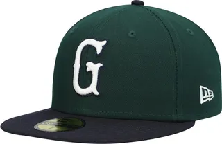 Men's New Era Green Greenville Drive Authentic Collection Team Alternate 59FIFTY Fitted Hat