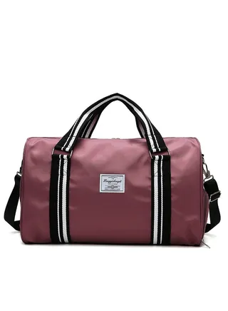 Yoga bag,Sports fitness bag,Women wet and dry separation shoe training bag,Short travel bag 