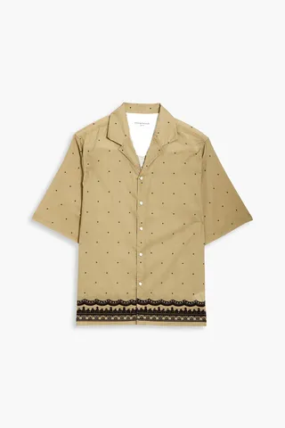 Eren printed cotton-voile shirt