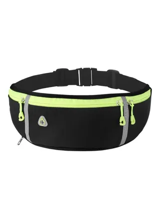 Waterproof Running Waist Bag With Water Bottle Holder 46.5x10.5cm 