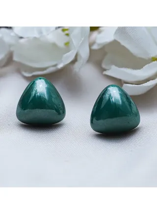 Colo Earring For Fluffy Women's Accessories-Green 