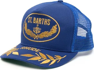 Logo-Embroidered Trucker Cap