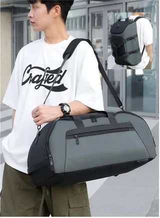 Sports Backpack  Travel Bag and Gym Bag Combo with Wet and Dry Separation Separate Shoe Compartment Waterproof and Multilayer Space 