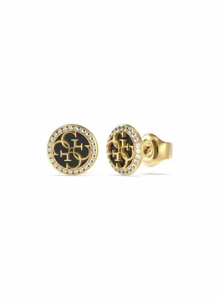 Studs Black 4G Logo Earring 