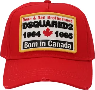 Dsquared2 Logo Embroidered Distressed Baseball Cap