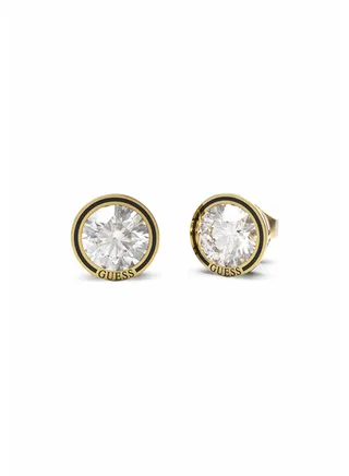 White & Black Stud Earring 